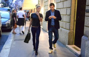 Trussardi vs Hunziker, scoppia la lite (FOTO)