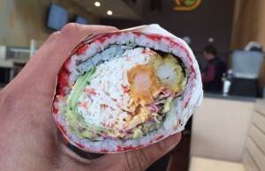 Arriva dall’America il Sushirrito, la fusione tra sushi e burrito
