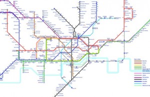 A Londra la prima mappa metro conta calorie (FOTO)