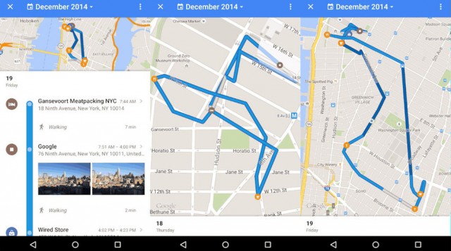 la timeline di google maps ci spia
