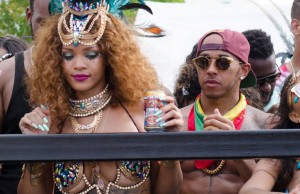 Lewis Hamilton e Nicole Scherzinger: tutta colpa di Rihanna