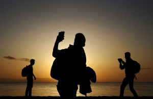 Dopo il viaggio, il selfie della vittoria (FOTO)