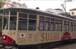 A Milano arriva il Sushi Tram