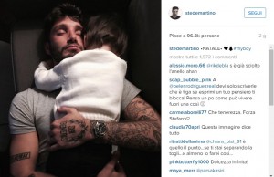 Vacanze di Natale senza Belen: solo Stefano con Santiago (FOTO)