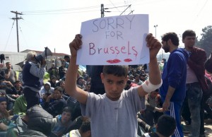 Sorry for Bruxelles, il messaggio del piccolo migrante