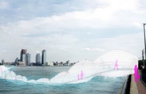 Un tunnel gonfiabile da Brooklyn a Manhattan (FOTO)