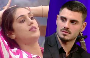 Rodriguez Cecilia e Francesco Monte in lacrime l’uno per l’altra Rodriguez