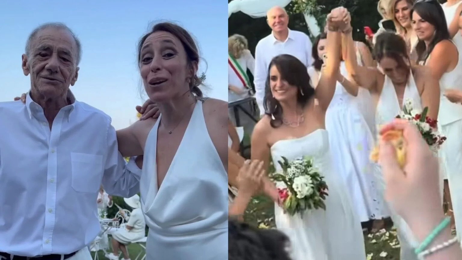 Francesca Vecchioni sposa la compagna Sara: la frase virale di papà Roberto