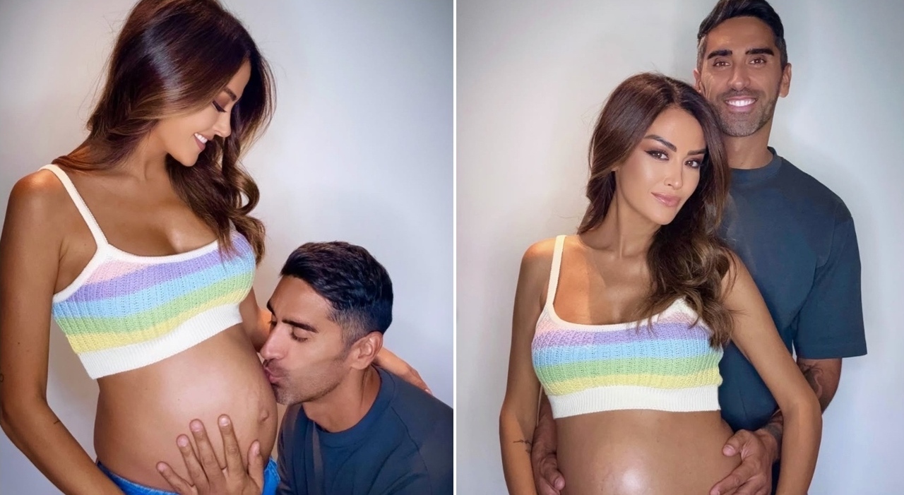 Giorgia Palmas incinta a 44 anni: il dolcissimo annuncio con Filippo Magnini